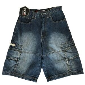 New Vintage South Pole Men's Blue Denim Shorts